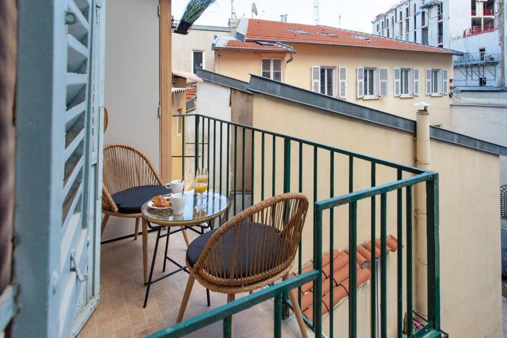 L19 1Bdr Massena Central 2Mins Sea/Promenadeac/Balcony Nizza Exterior foto