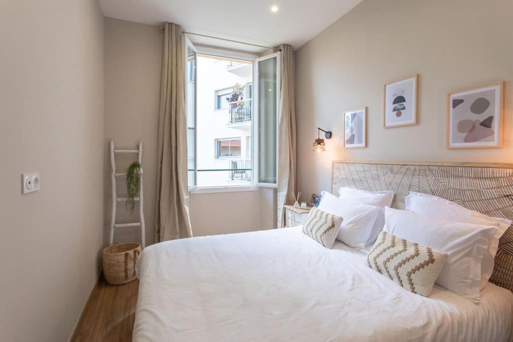 L19 1Bdr Massena Central 2Mins Sea/Promenadeac/Balcony Nizza Exterior foto